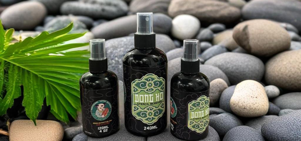 Instructions and ingredient – DongHo Stencil Remover tattoo stencil remover